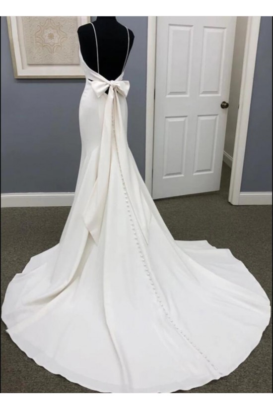 Mermaid Spaghetti Straps Long Wedding Dresses Bridal Gowns 903442 Mermaid Spaghetti Straps Long Wedding Dresses Bridal Gowns 903442