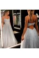 A-Line Sparkle Long Wedding Dresses Bridal Gowns 903462