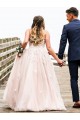 A-Line Lace and Tulle Wedding Dresses Bridal Gowns 903467