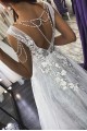 A-Line Lace and Tulle Wedding Dresses Bridal Gowns 903468
