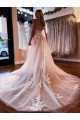 A-Line Lace and Tulle Wedding Dresses Bridal Gowns 903469
