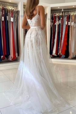 Elegant Mermaid Lace and Tulle Wedding Dresses Bridal Gowns 903470