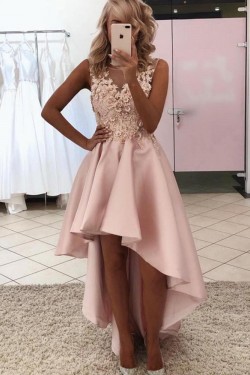 Short High Low Lace Prom Dress Homecoming Graduation Dresses 904007