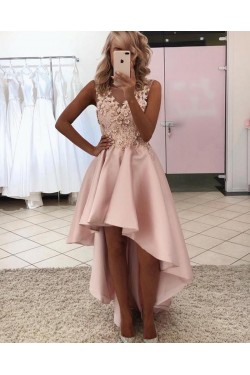 Short High Low Lace Prom Dress Homecoming Graduation Dresses 904007