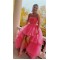 Short High Low Strapless Tulle Prom Dress Homecoming Graduation Dresses 904008