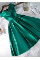 Short Green Satin Prom Dress Homecoming Graduation Dresses 904010 Short Green Satin Prom Dress Homecoming Graduation Dresses 904010