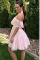 Short Pink Lace Prom Dress Homecoming Graduation Cocktail Dresses 904011