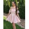 Short Pink Lace Prom Dress Homecoming Graduation Cocktail Dresses 904011