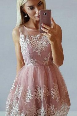 Short Lace Prom Dress Homecoming Graduation Cocktail Dresses 904012
