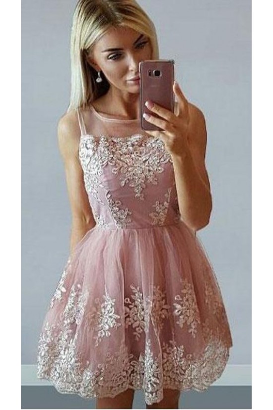 Short Lace Prom Dress Homecoming Graduation Cocktail Dresses 904012