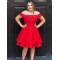 Short Red Lace Prom Dress Homecoming Graduation Cocktail Dresses 904031