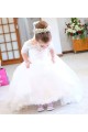 Lace and Tulle Floor-Length Flower Girl Dresses with Sleeves 905003 Lace and Tulle Floor-Length Flower Girl Dresses with Sleeves 905003
