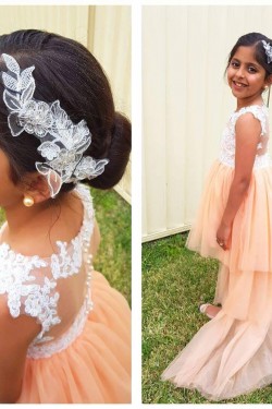 Cute Lace and Tulle Flower Girl Dresses 905011