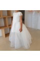 Lace and Tulle Flower Girl Dresses 905012