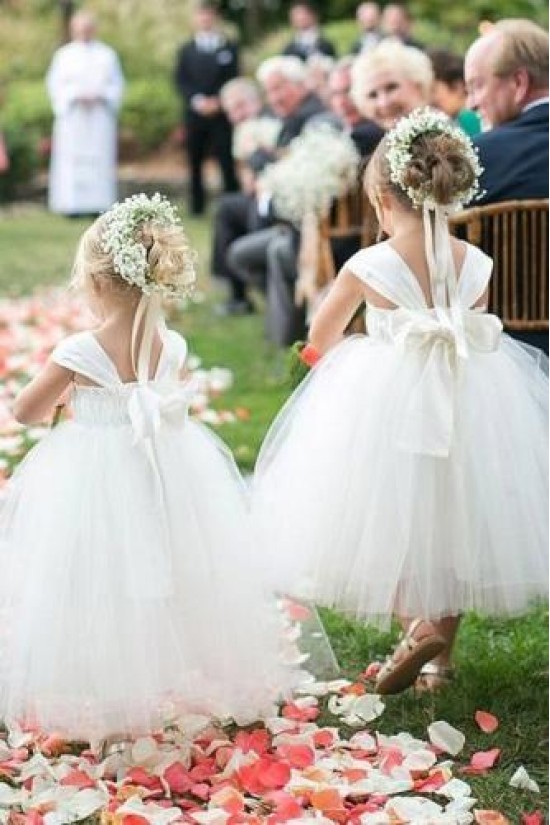 Cute Tulle Flower Girl Dresses 905020