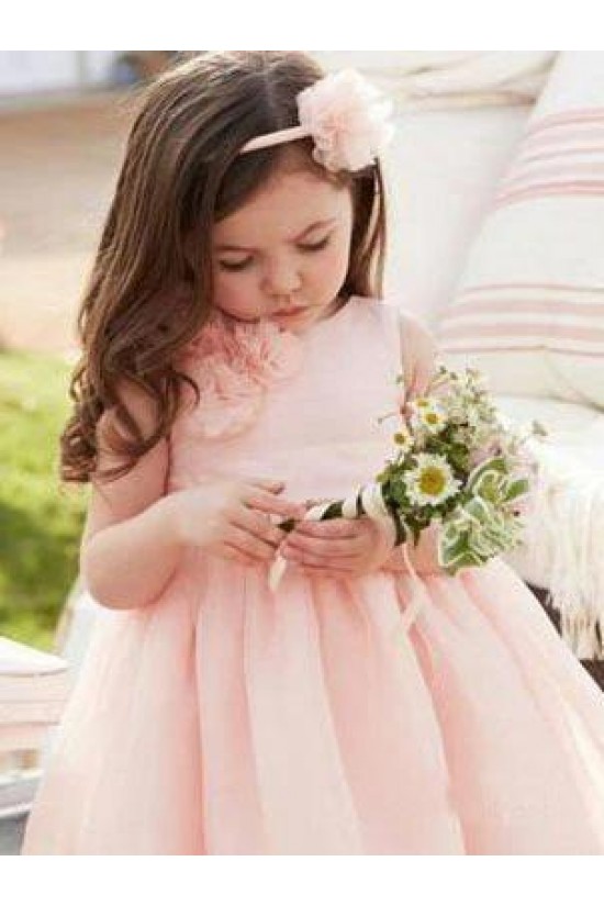 Cute Floor Length Flower Girl Dresses 905024