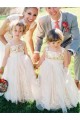 Cute Floor Length Sequins and Tulle Flower Girl Dresses 905026