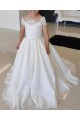 Cute Floor Length Lace Flower Girl Dresses 905031