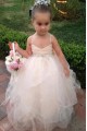 Cute Beaded Tulle Flower Girl Dresses 905038