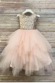 Cute Sequin and Tulle Flower Girl Dresses 905044
