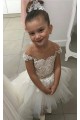 High Low Lace and Tulle Flower Girl Dresses 905046