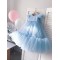 Cute Blue Tulle Flower Girl Dresses 905059