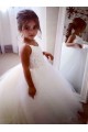 Lace and Tulle Floor Length Flower Girl Dresses 905067