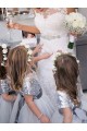 Ankle-Length Sequins and Tulle Flower Girl Dresses 905072