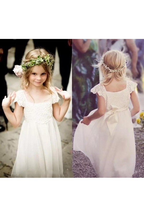 Cute Lace Flower Girl Dresses 905077