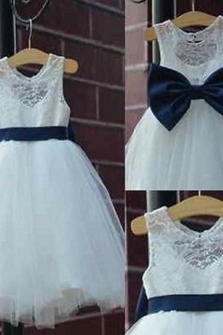 Lace and Tulle Flower Girl Dresses 905079
