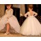 Lace and Tulle Long Sleeves Flower Girl Dresses 905080