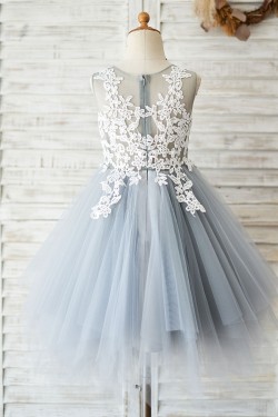 Lace and Tulle Flower Girl Dresses 905085