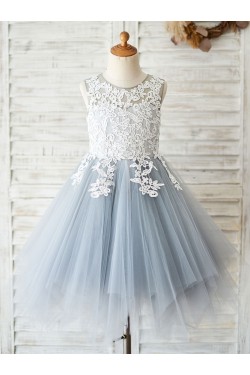 Lace and Tulle Flower Girl Dresses 905085