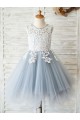 Lace and Tulle Flower Girl Dresses 905085