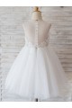 Lace and Tulle Flower Girl Dresses 905086