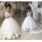 Lace and Tulle Flower Girl Dresses with Sleeves 905089