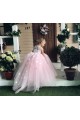 Cute Lace and Tulle Pink Flower Girl Dresses 905092