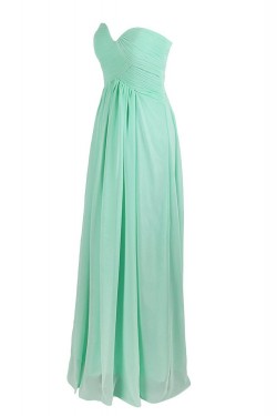 Empire Sweetheart Mint Green Long Chiffon Bridesmaid Dresses/Wedding Party Dresses/Maternity Dresses BD010005
