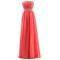 Strapless Long Chiffon Beaded Bridesmaid Dresses/Wedding Party Dresses BD010006