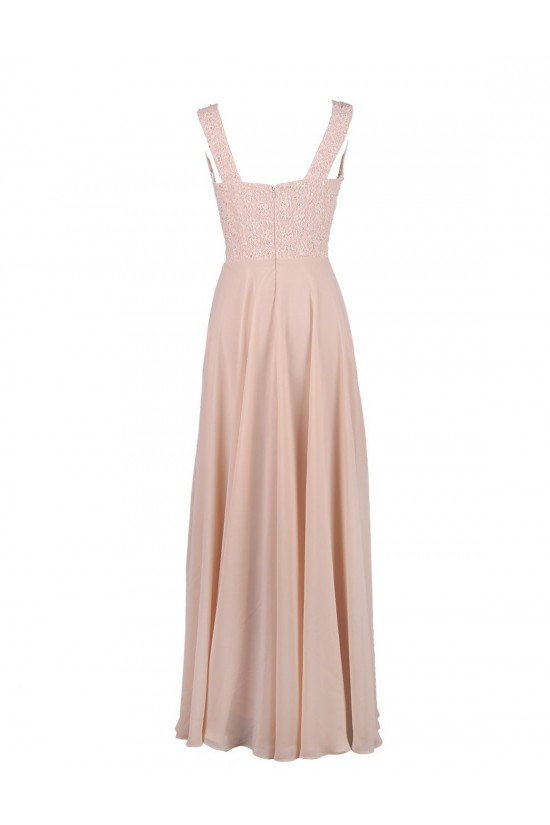 A-Line Long Chiffon and Lace Bridesmaid Dresses/Wedding Party Dresses BD010012
