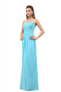 Sweetheart Long Chiffon Bridesmaid Dresses/Wedding Party Dresses BD010015