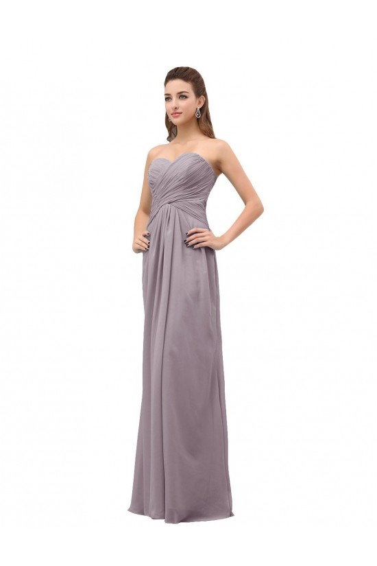 Sweetheart Long Chiffon Bridesmaid Dresses/Wedding Party Dresses BD010015