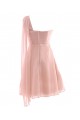 A-Line One-Shoulder Black Short Chiffon Bridesmaid Dresses/Wedding Party Dresses BD010017 A-Line One-Shoulder Black Short Chiffon Bridesmaid Dresses/Wedding Party Dresses BD010017