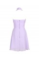 A-Line Halter Short Purple Chiffon Bridesmaid Dresses/Wedding Party Dresses BD010023 A-Line Halter Short Purple Chiffon Bridesmaid Dresses/Wedding Party Dresses BD010023
