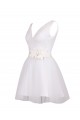 A-Line V-Neck Short Bridesmaid Dresses/Wedding Party Dresses BD010024