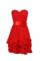 A-Line Sweetheart Pink Short Bridesmaid Dresses/Wedding Party Dresses BD010028