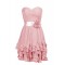 A-Line Sweetheart Pink Short Bridesmaid Dresses/Wedding Party Dresses BD010028