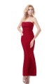 Trumpet/Mermaid Strapless Long Bridesmaid Dresses/Wedding Party Dresses BD010030