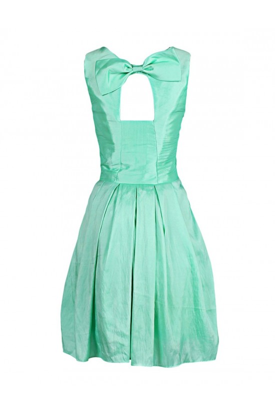 A-Line Short Green Bridesmaid Dresses/Wedding Party Dresses BD010032