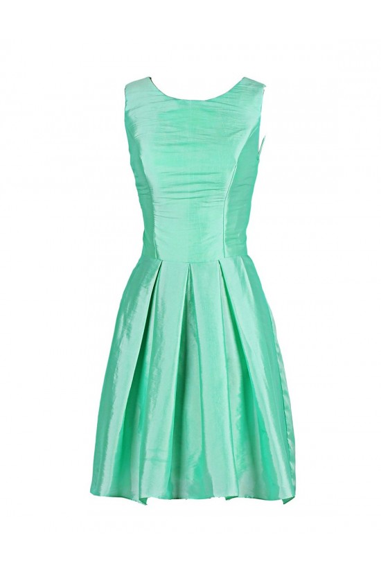 A-Line Short Green Bridesmaid Dresses/Wedding Party Dresses BD010032